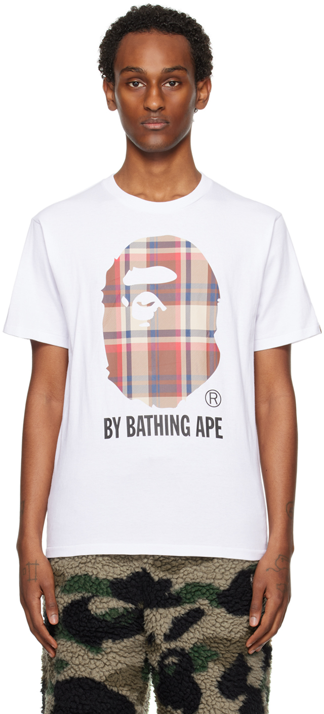 bape checkered tee