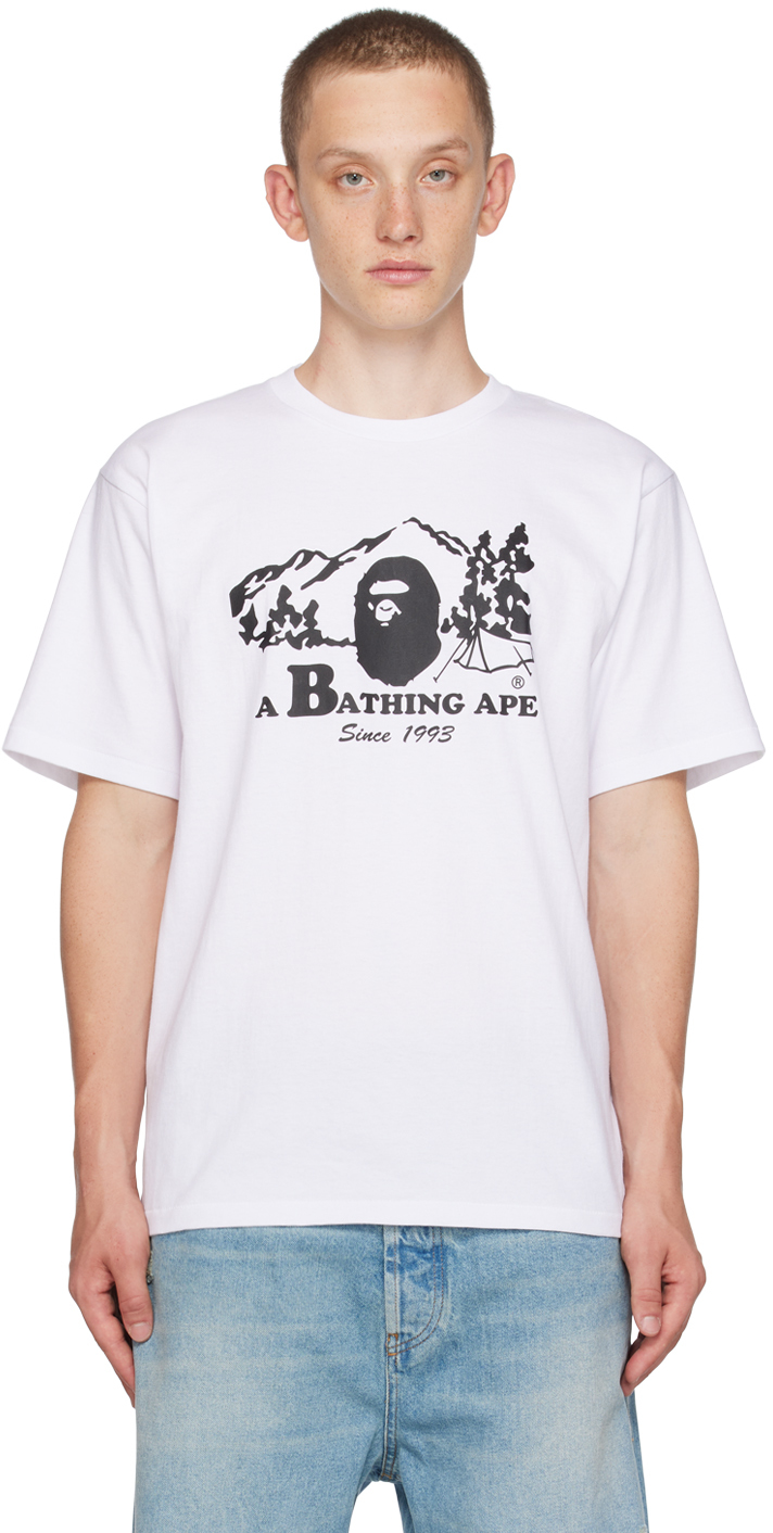 Bape White Camp T-shirt