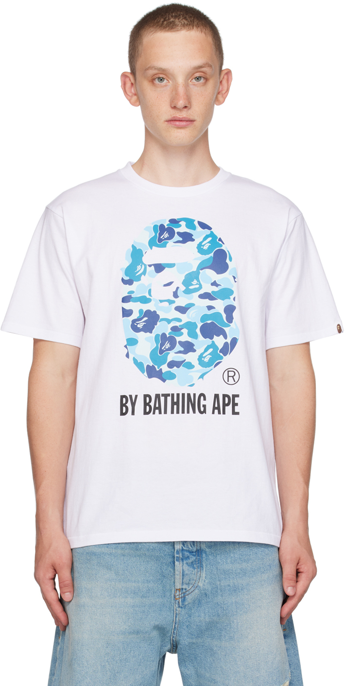 Bape ABC Camo by Bathing Ape Tee White/Blue