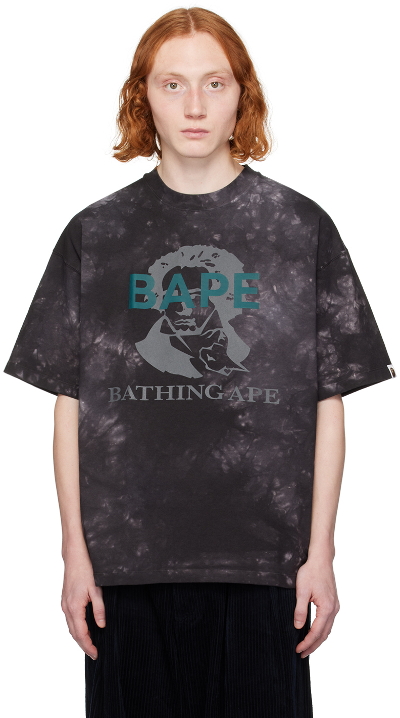 Bape Black Tie-dye T-shirt