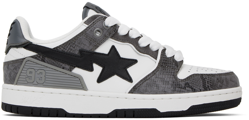 Black & Gray Sk8 STA #1 Sneakers