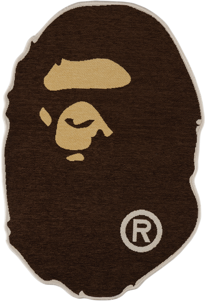 Brown Ape Small Mat by BAPE | SSENSE