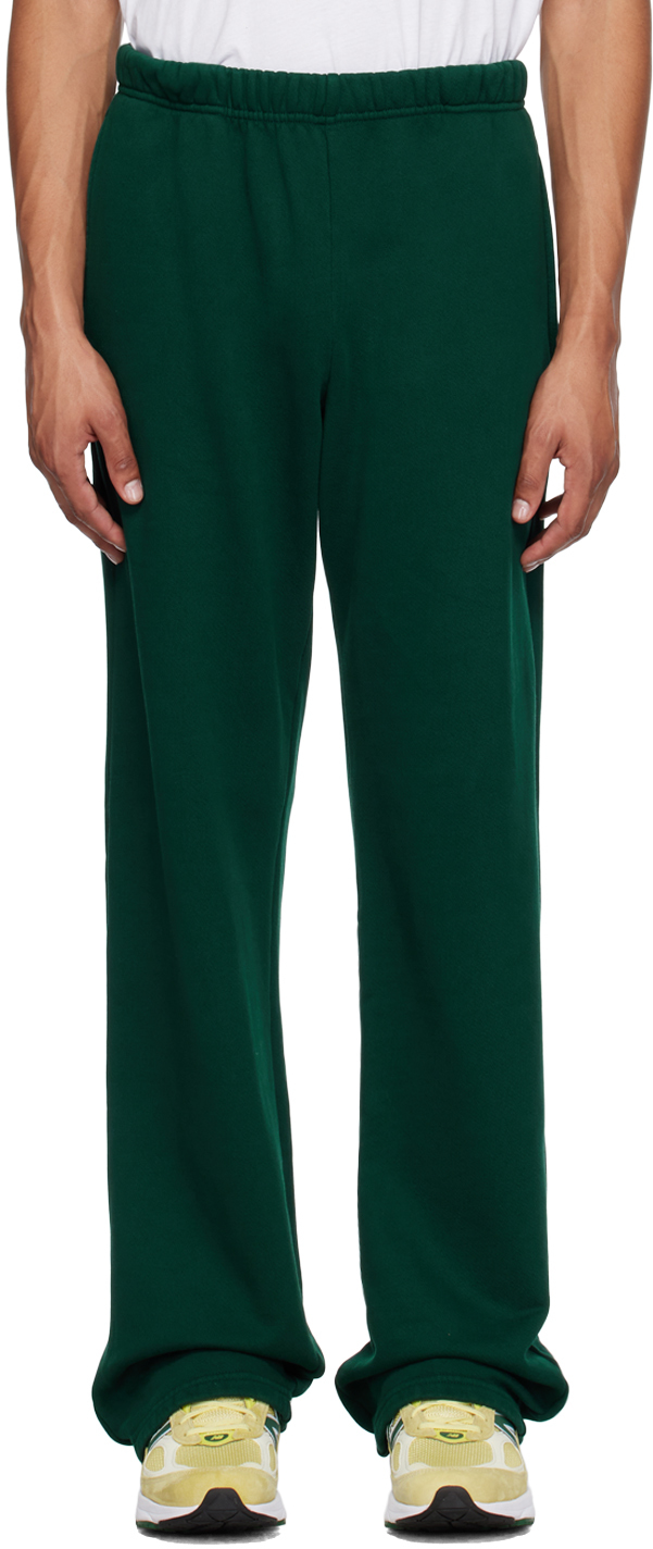 Les Tien Green Puddle Sweatpants In Emerald