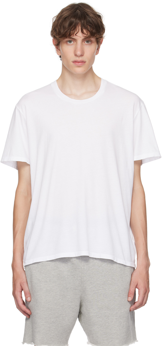 Les Tien: White Classic T-Shirt | SSENSE