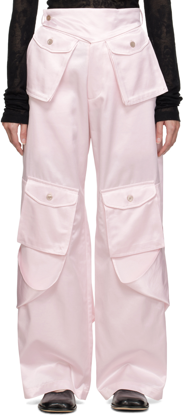 Strongthe Pink Cargo44 Trousers