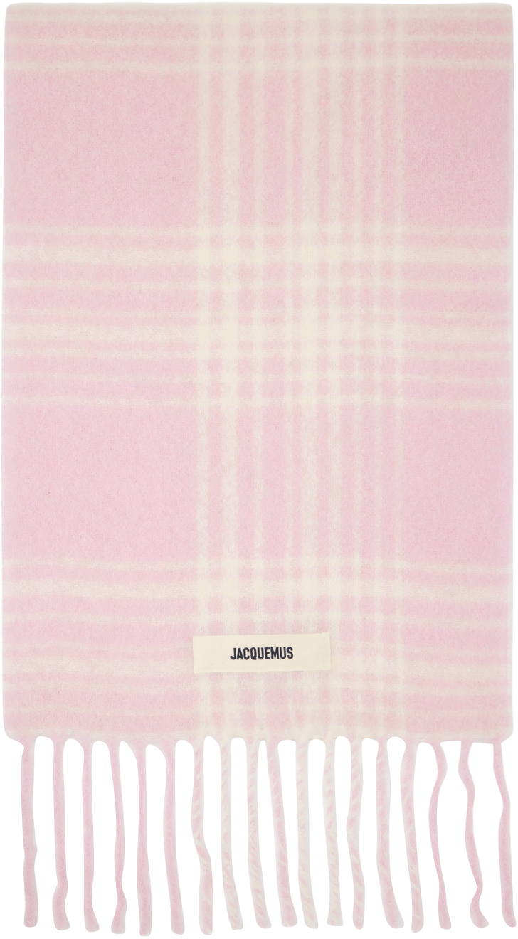 Jacquemus Pink Le Chouchou 'L'Echarpe Carro' Scarf