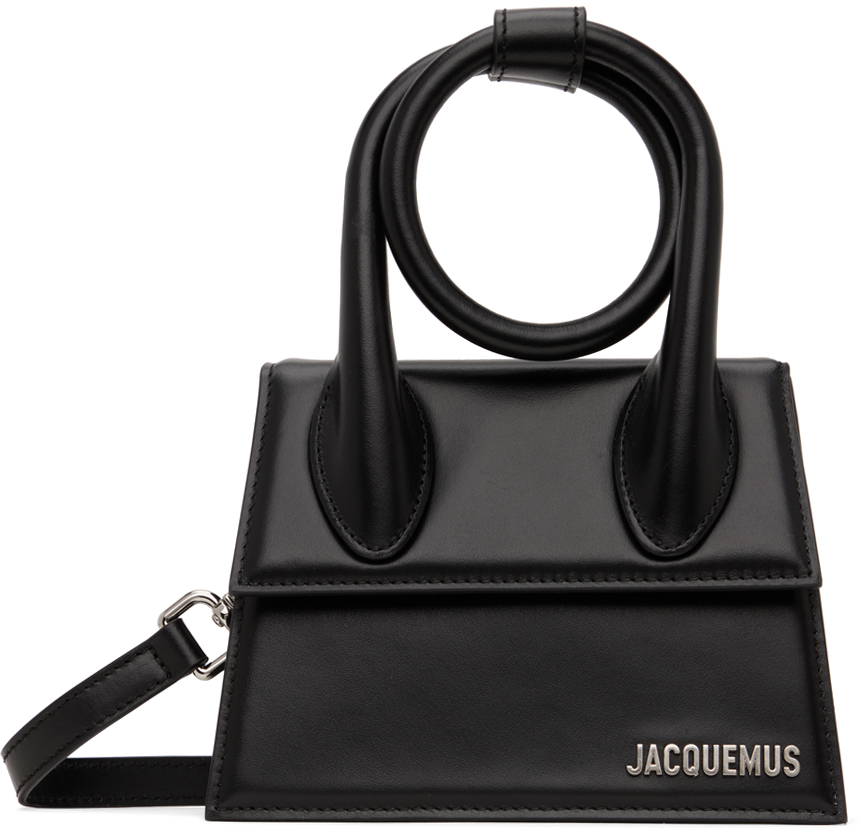 Jacquemus: Black 'Le Chiquito Nœud' Bag | SSENSE Canada