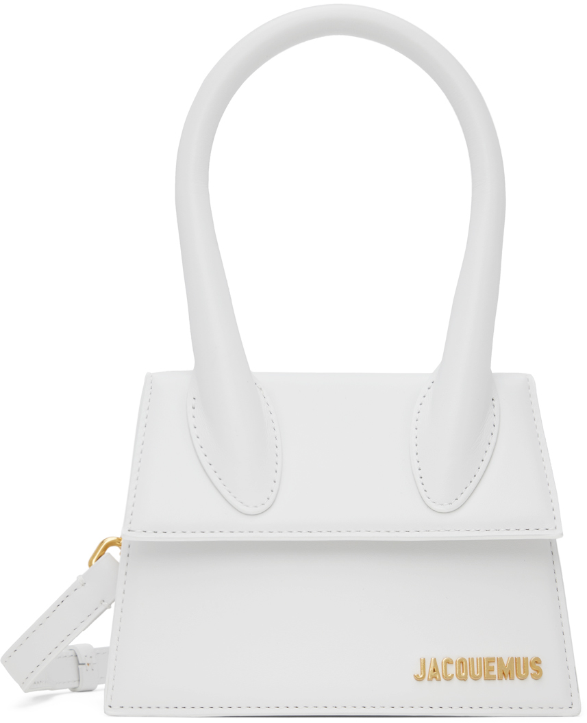 White 'Le Chiquito Moyen' Bag by JACQUEMUS on Sale