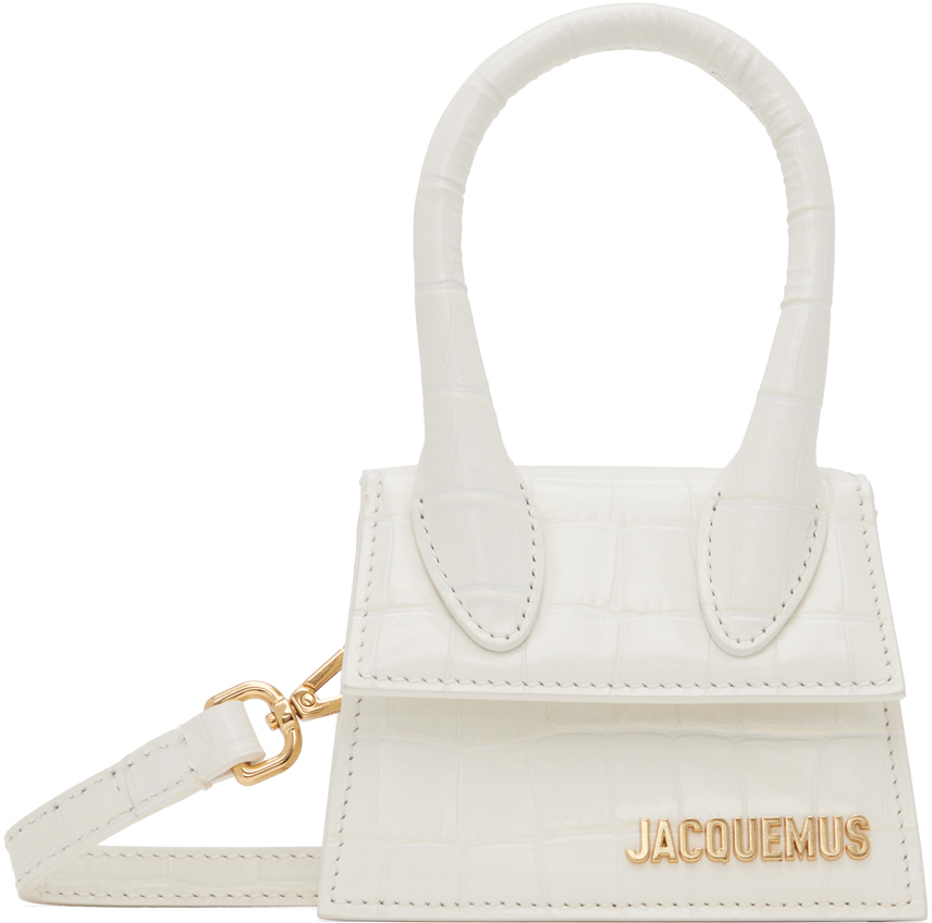 Jacquemus: White Le Chouchou 'Le Chiquito' Bag | SSENSE