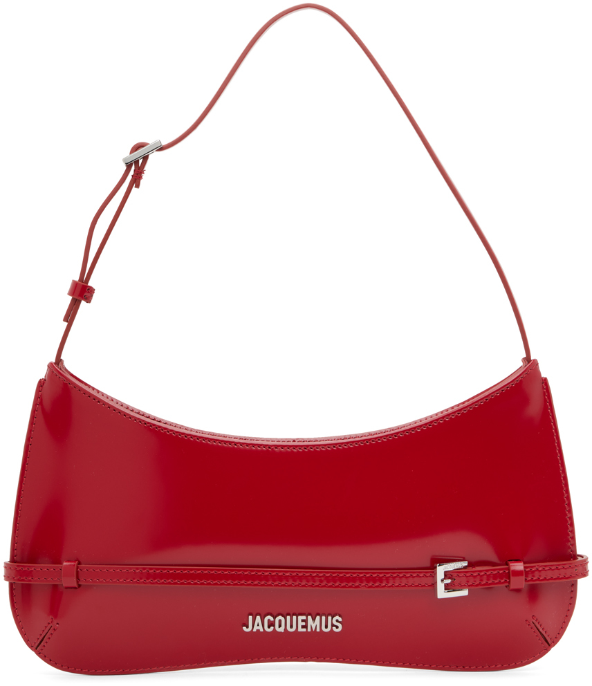 Jacquemus: Red Le Chouchou 'Le Bisou Ceinture' Bag | SSENSE