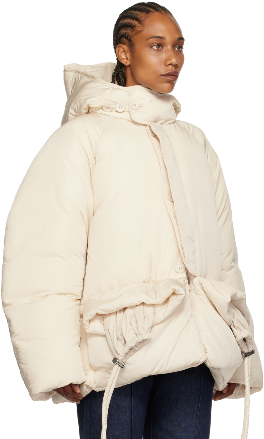 Jacquemus Off-white Le Chouchou 'la Doudoune Capullo' Jacket In 110 Off/white