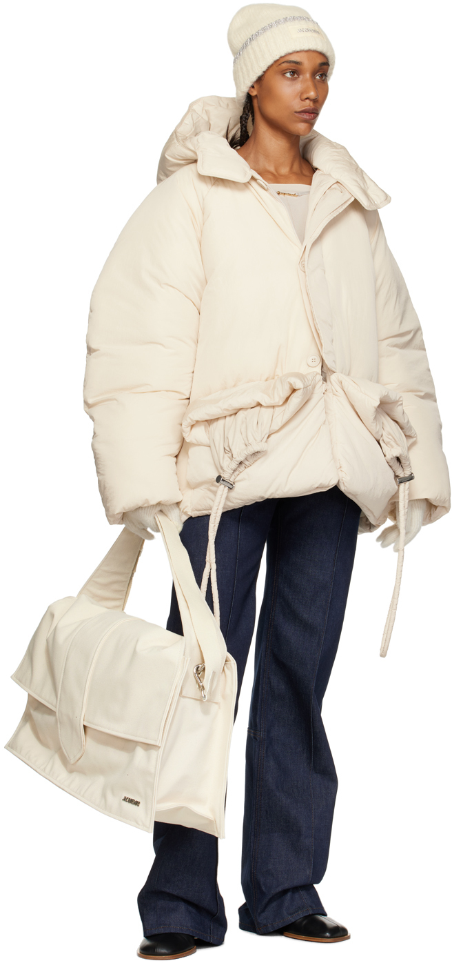 Jacquemus Off-white Le Chouchou 'la Doudoune Capullo' Jacket In 110 Off/white