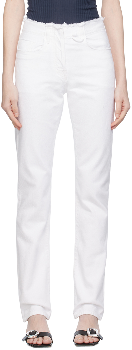 White Le Chouchou 'La Chemise De Nîmes Linon' Jeans