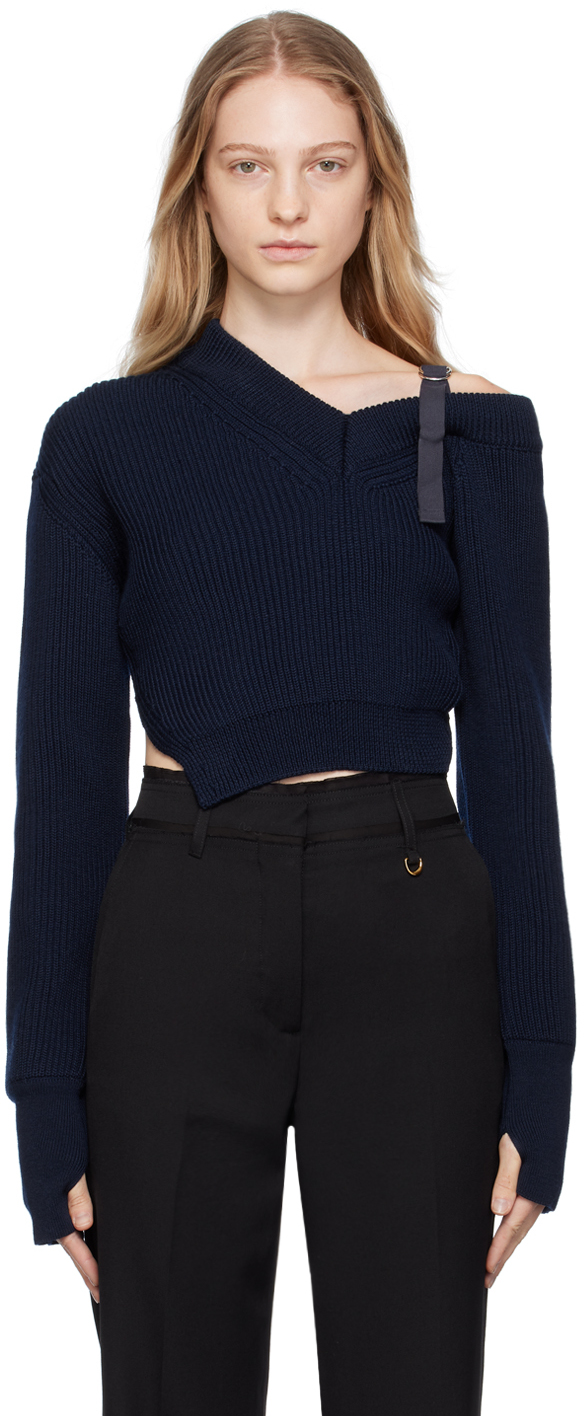 Blue 'La Maille Seville' Sweater