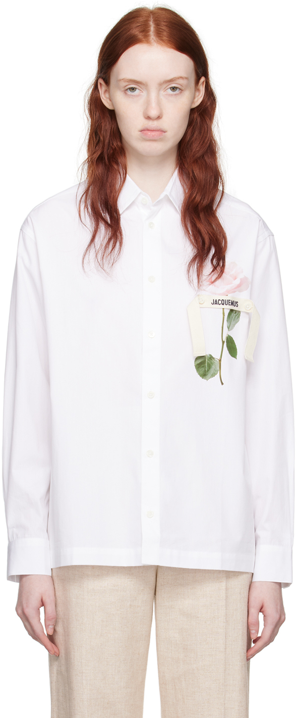 Chemise Baou Jacquemus La Chemise Chemise Jacquemus Bleu Taille L