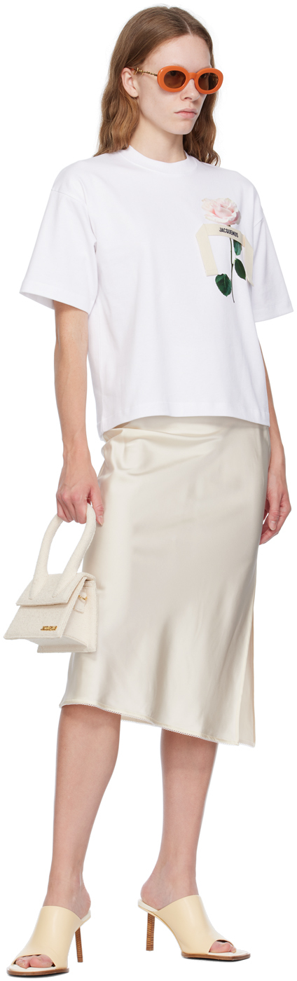 Clothing Jacquemus T Shirt Fleur Jacquemus White Le Chouchou 'Le T