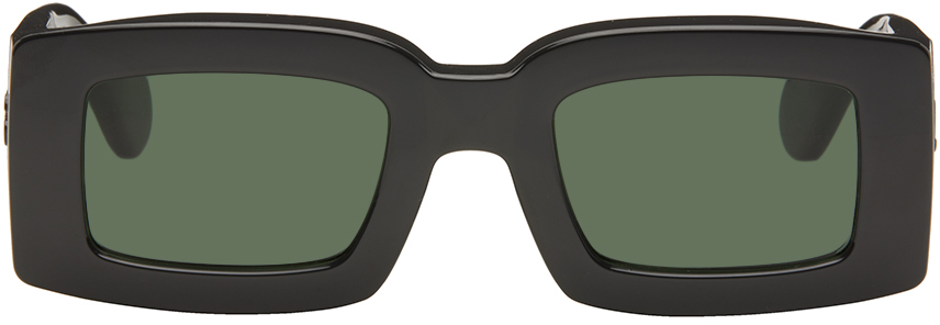 Black Le Raphia 'Les Lunettes Tupi' Sunglasses