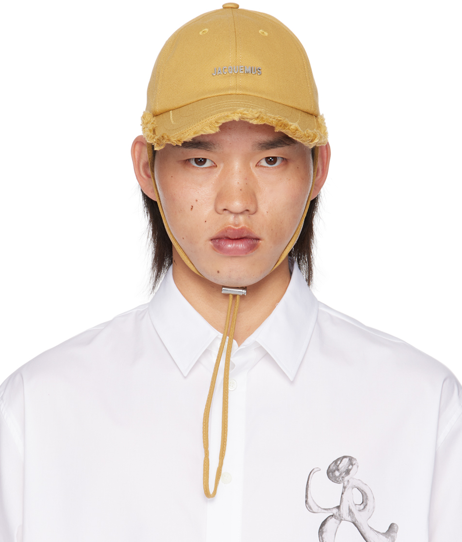 Shop Jacquemus Les Classiquesコレクション ベージュ La Casquette Artichaut キャップ In 150 Beige