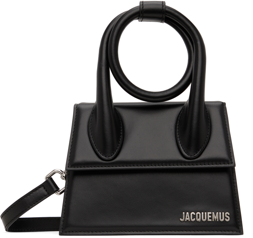 Jacquemus: Black Le Papier 'Le Chiquito Noeud' Bag | SSENSE Canada