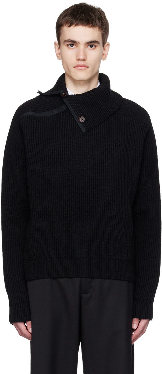 Jacquemus: Black Le Chouchou 'La Maille Vega' Sweater | SSENSE