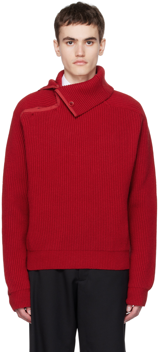 Jacquemus Red Le Chouchou 'La Maille Vega' Sweater | Smart Closet