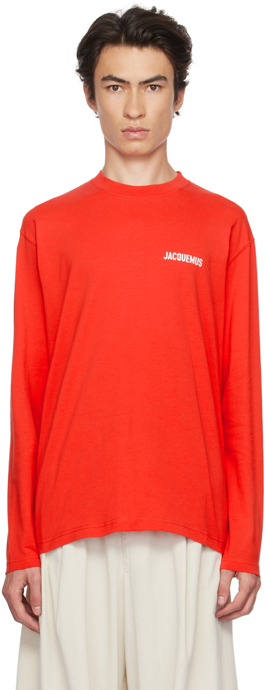 Red Le Papier 'Le T-Shirt Manches Longues' Long Sleeve T-Shirt