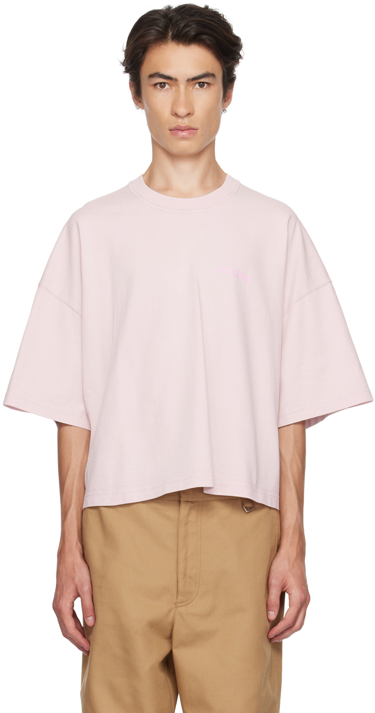 Jacquemus Pink Le Chouchou 'le T-shirt Corto' T-shirt In 430 Pink