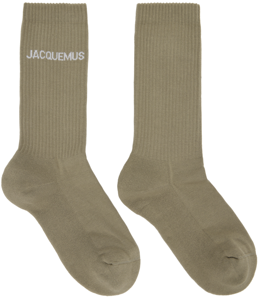 Jacquemus Khaki Le Chouchou 'Les Chaussettes Jacquemus' Socks
