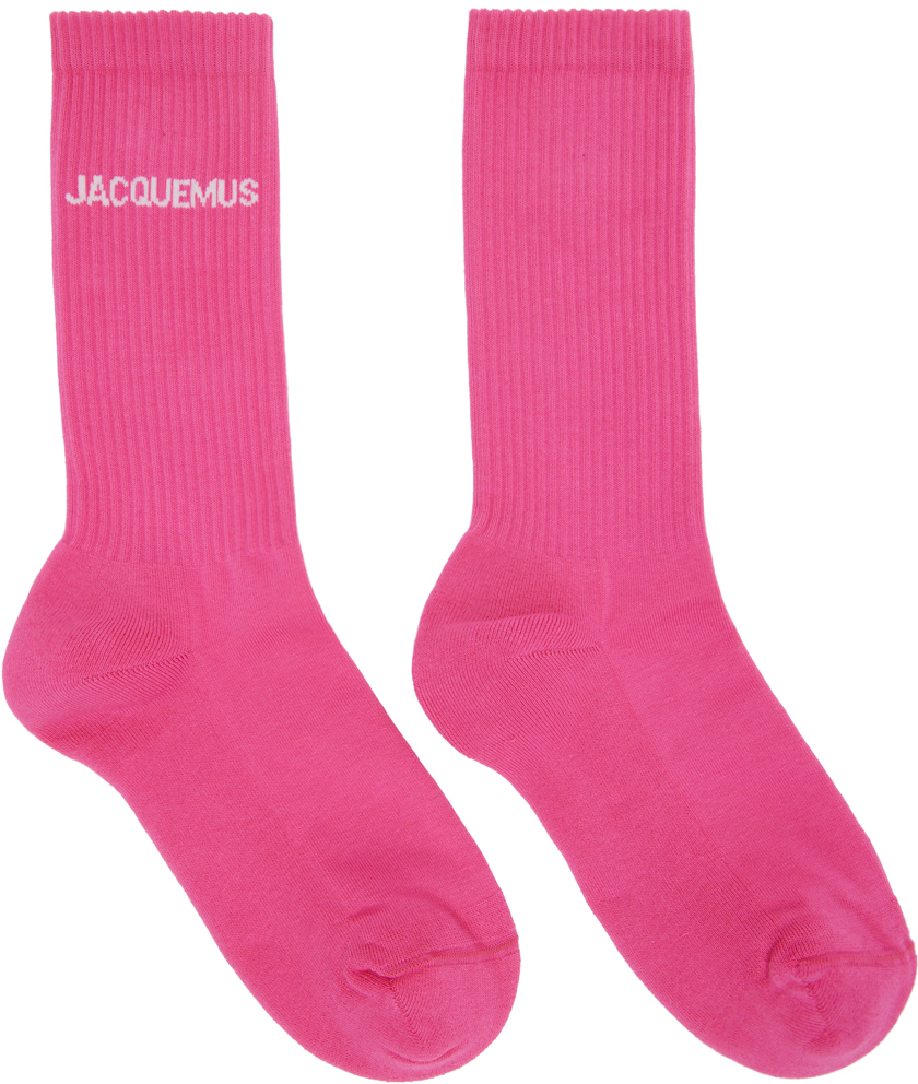 Jacquemus Pink Le Papier 'Les Chaussettes Jacquemus' Socks