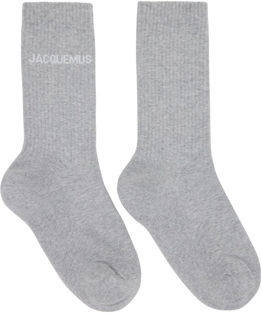 Gray Le Raphia 'Les Chaussettes Jacquemus' Socks