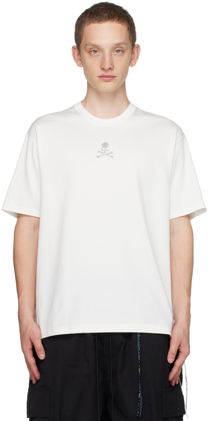 White Glass Beads T-Shirt