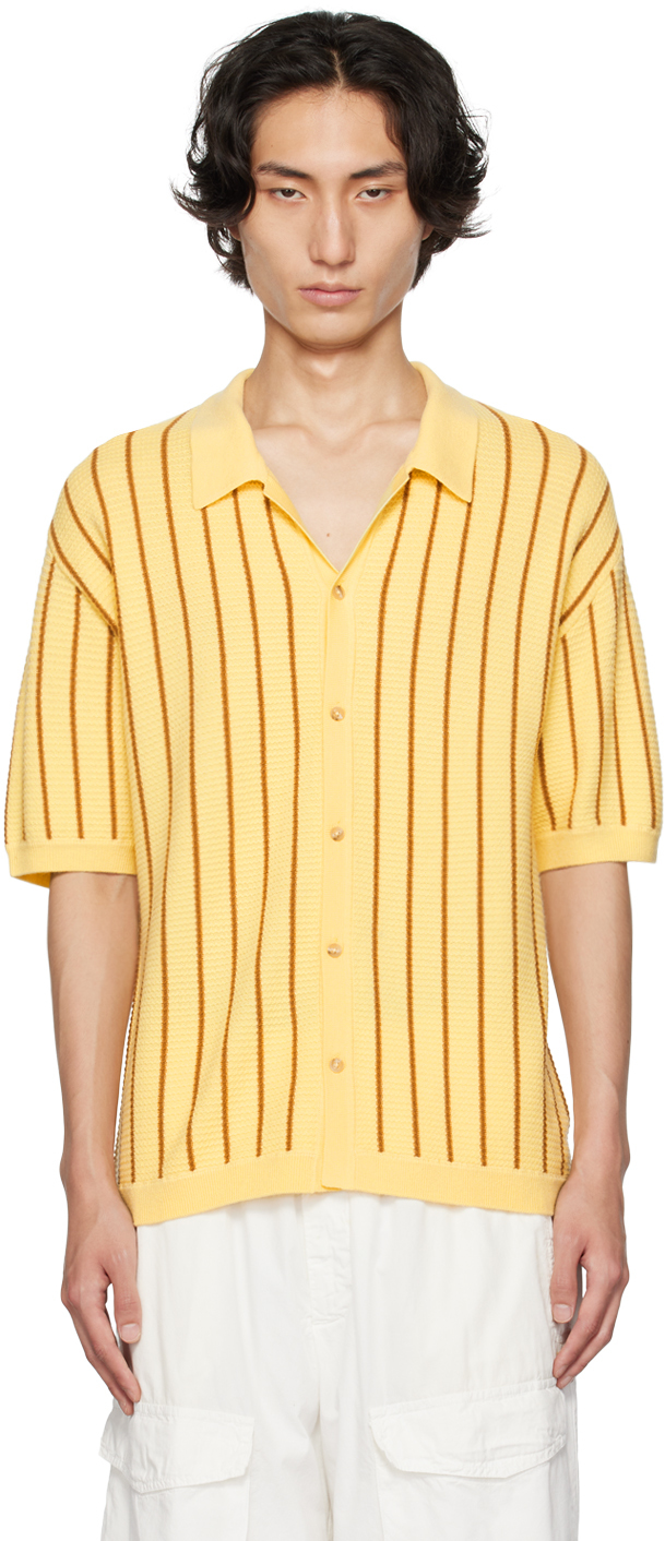 Yellow Camp Collar Shirt