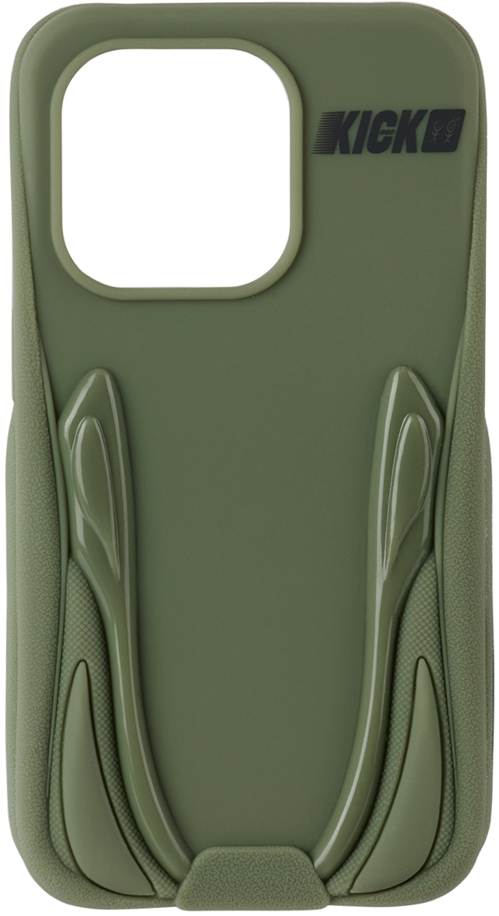 Green 'The Kick' iPhone 14 Pro Case