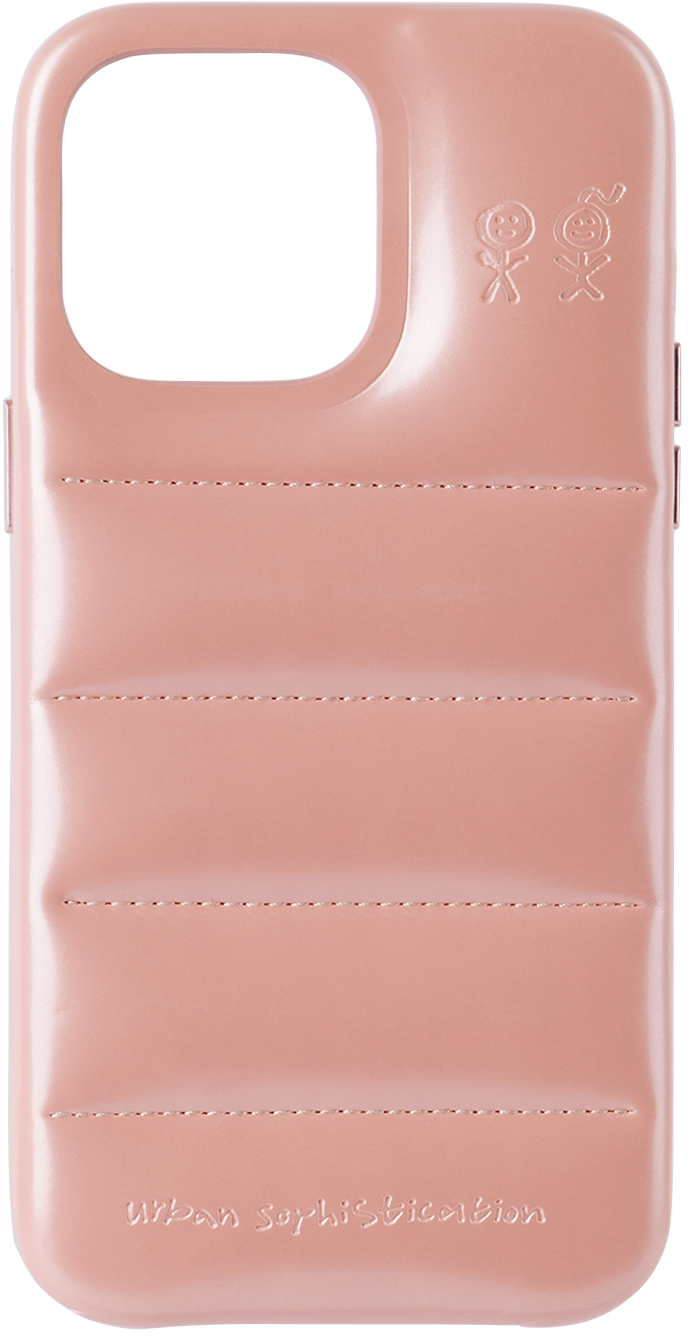 Pink 'The Puffer' iPhone 14 Pro Max Case by Urban Sophistication