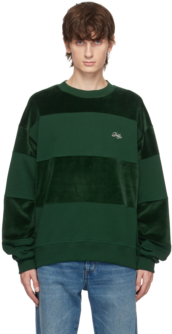 Green 'Le Sweatshirt À Bandes' Sweatshirt