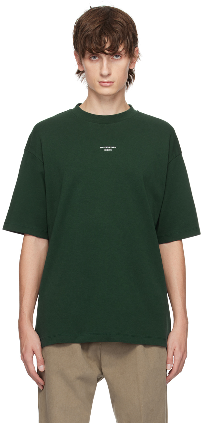 Drôle De Monsieur Drole De Monsieur T-shirts And Polos In Dark Green