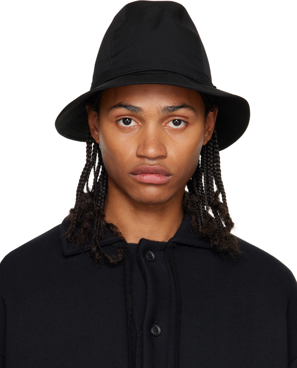 Black Quilted Fedora