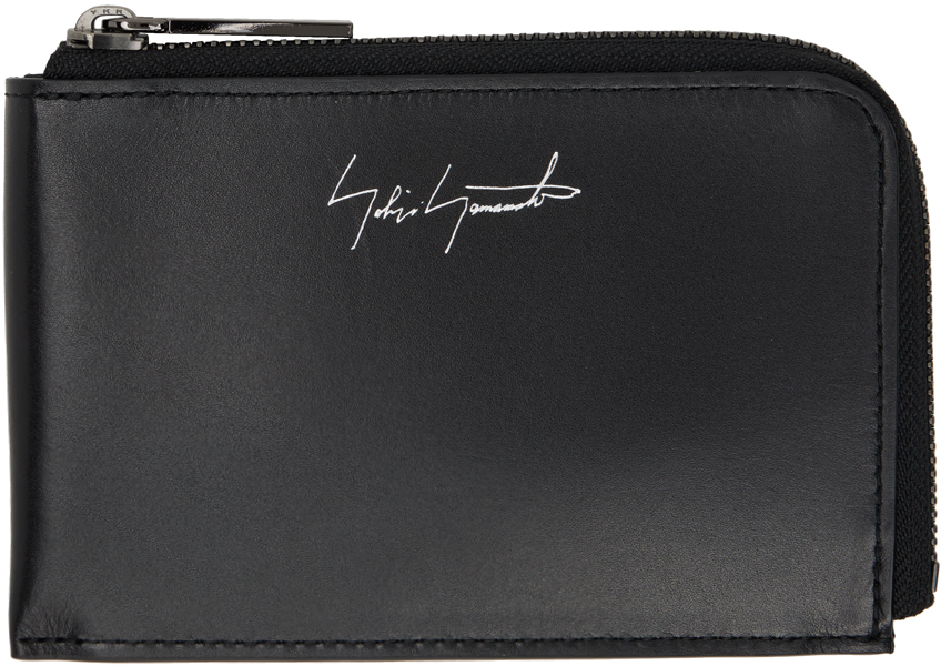 Yohji Yamamoto Black Discord Wallet In 1 Black