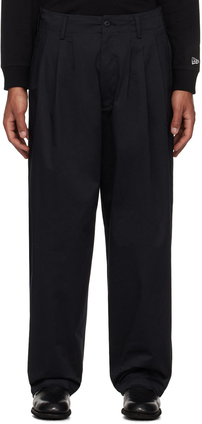 Shop Yohji Yamamoto Black New Era Edition Trousers In 1 Black