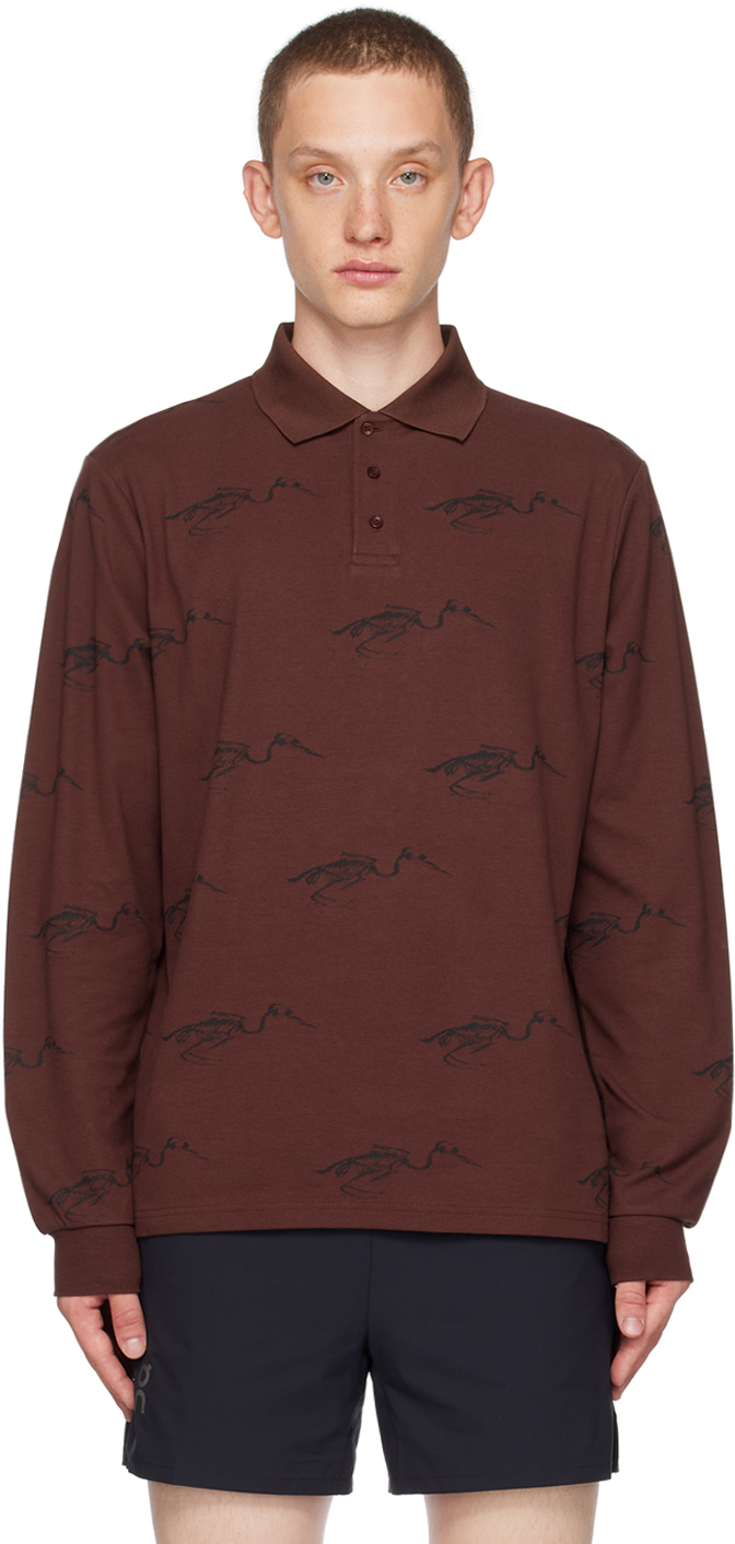 Manors Golf Brown Birdie Polo