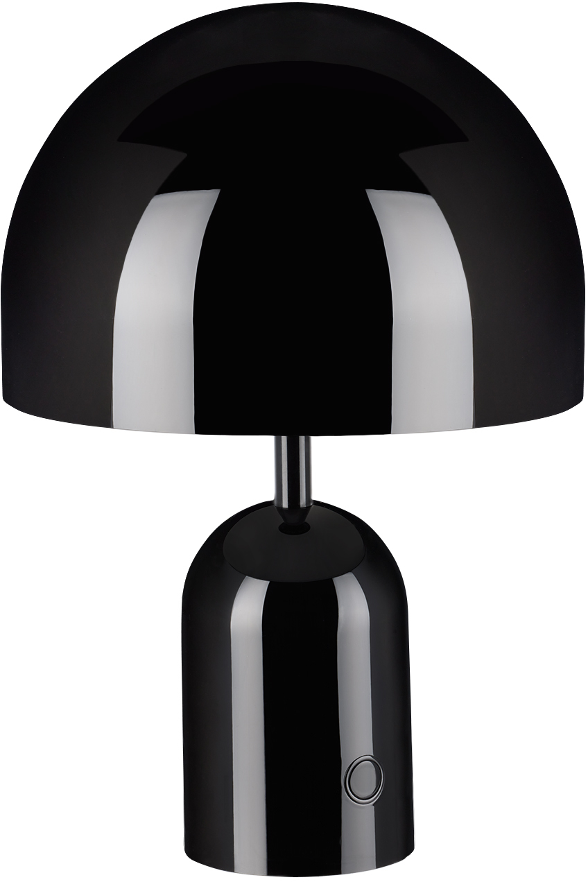 Tom Dixon Black Bell Portable Table Lamp In Black