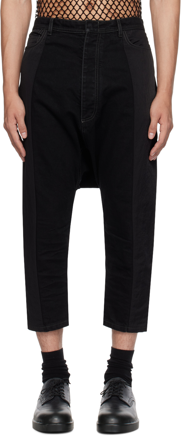 Nicolas Andreas Taralis Black Five-pocket Jeans In 0x Black / Black