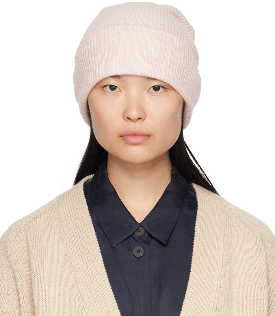 Lisa Yang Ribbed-knit Cashmere Beanie In Sp Soft Pink