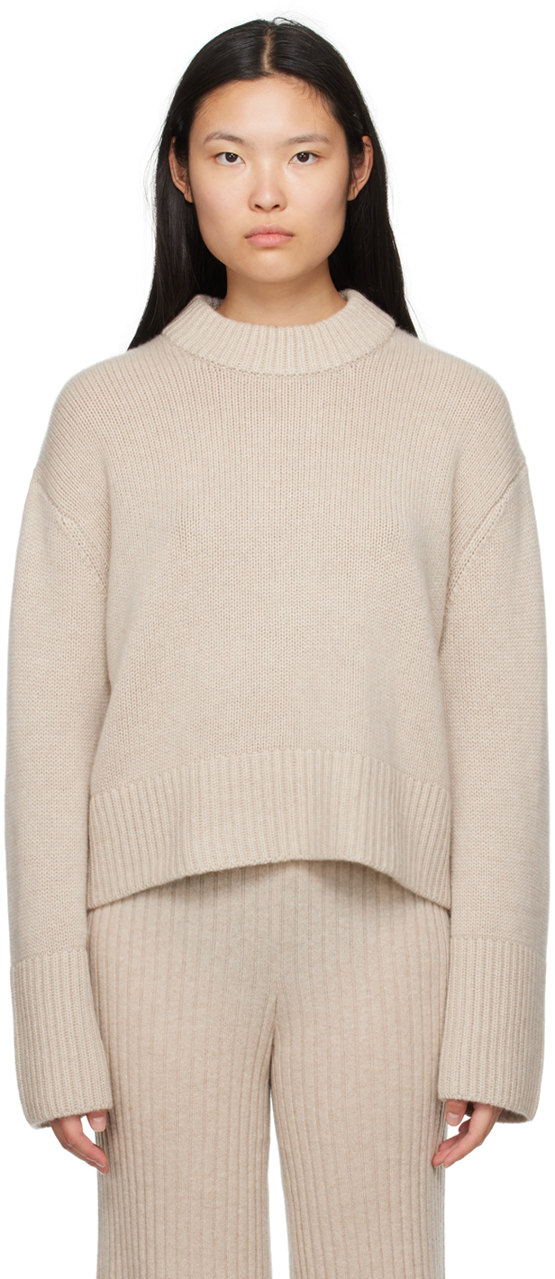 LISA YANG: Beige 'The Sony' Sweater | SSENSE