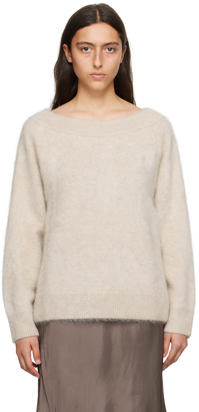 LISA YANG: Taupe 'The Kamila' Sweater | SSENSE