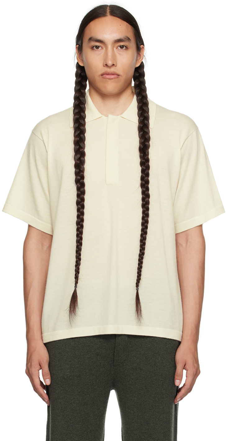 Lisa Yang Off-white 'the Charles' Polo In Iv Ivory