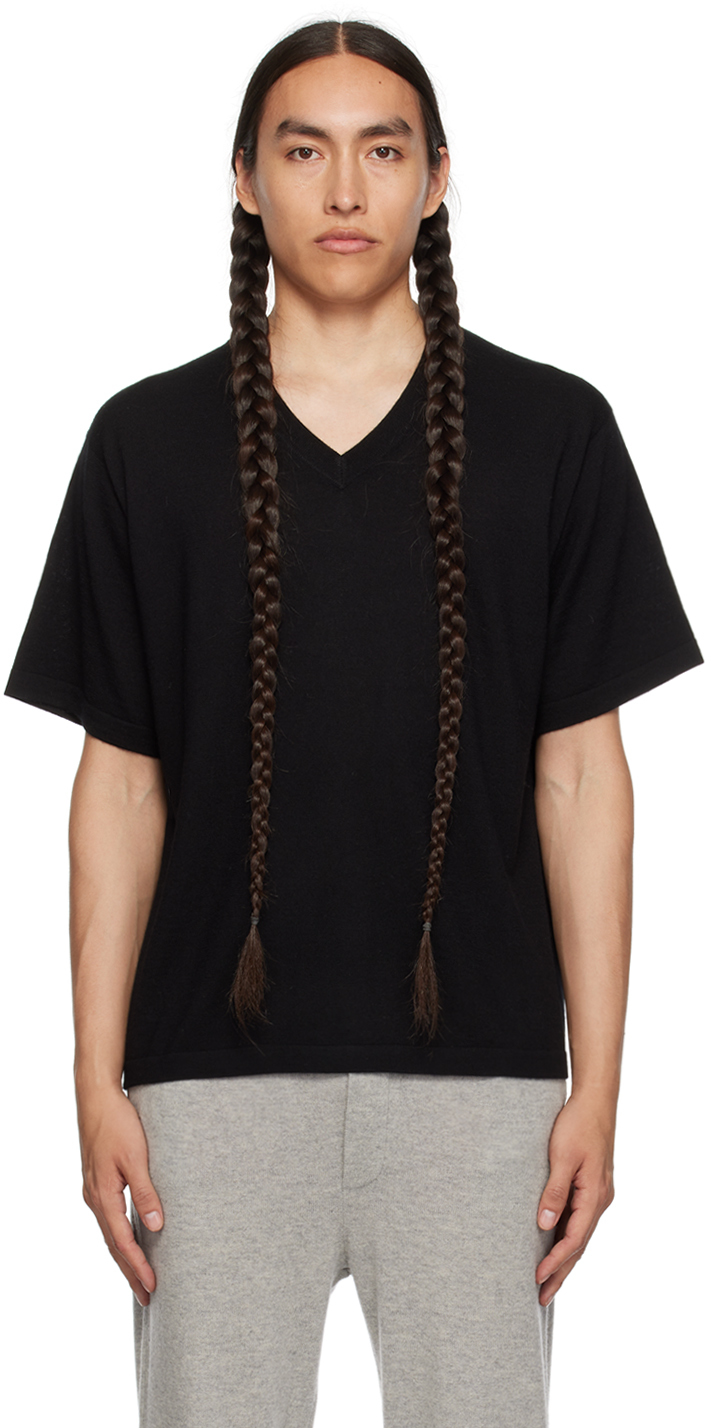 Lisa Yang Black 'the Amard' T-shirt In Bl Black