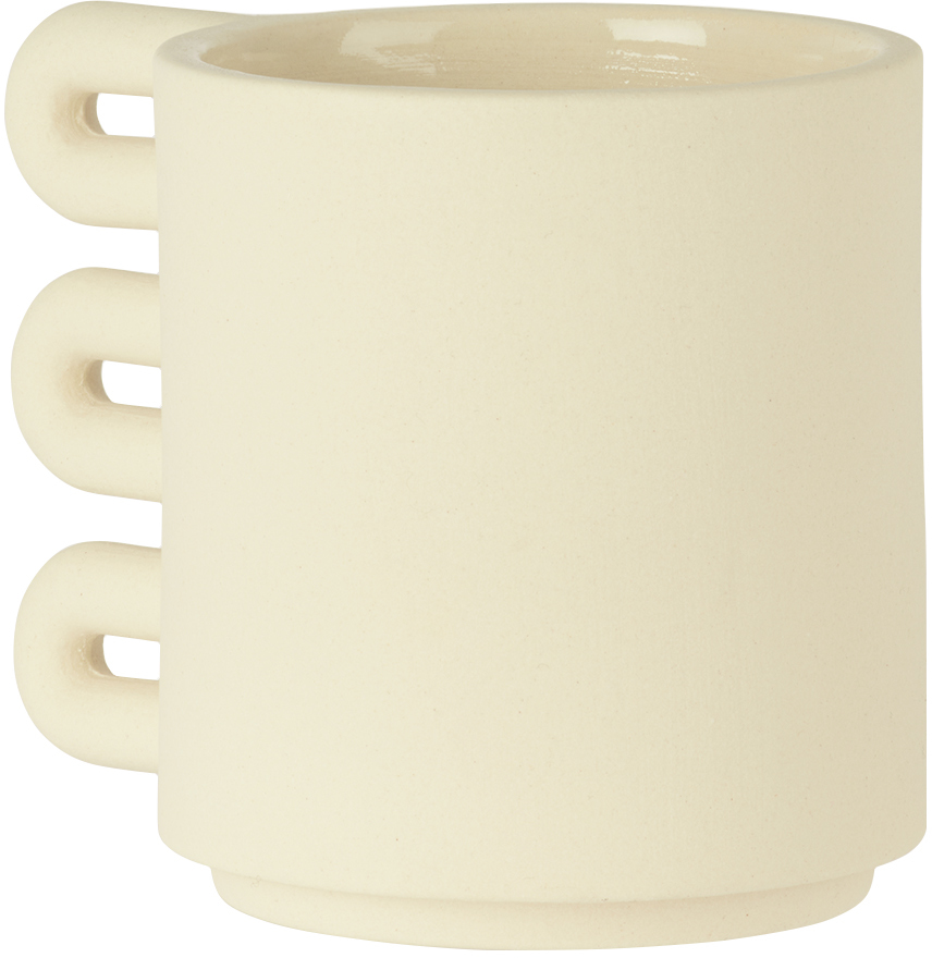 Lolly Lolly Ceramics Off-white 12/100 Mug In Coffee Cream