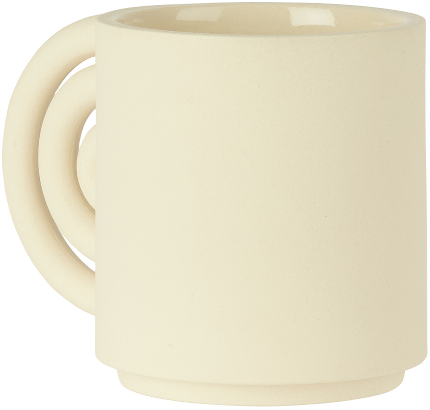 Lolly Lolly Ceramics Off-white 53/100 Mug In Coffee Cream