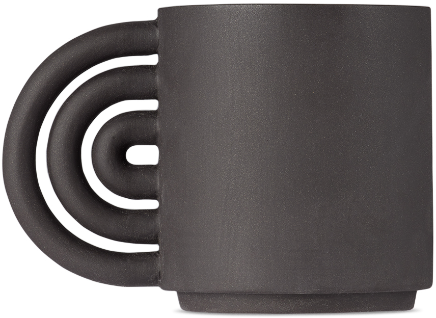 Lolly Lolly Ceramics Black 53/100 Mug In Matte Black